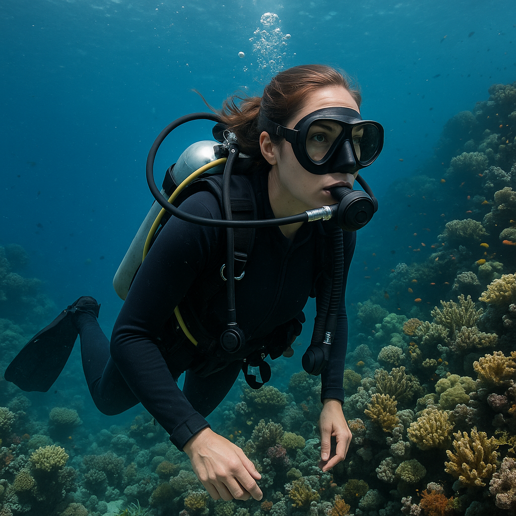 diving