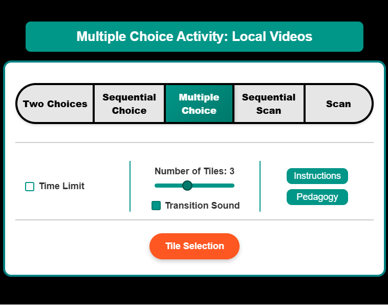 Choix vidéos locales